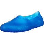 Blaue Fashy Damenbadeschuhe durchsichtig wasserabweisend 