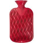 Rote Fashy Wärmflaschen aus Kunststoff 