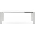 Weiße Rechteckige Design Tische mit Triumphbogen-Motiv lackiert ausziehbar Breite 50-100cm, Tiefe 200-250cm 
