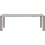 Taupefarbene Design Tische mit Triumphbogen-Motiv lackiert ausziehbar Breite 50-100cm, Tiefe 200-250cm 