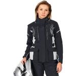 Graue Wasserdichte Atmungsaktive Fastway Mini Kurzjacken & Cropped-Jackets aus Polyamid für Damen Größe S 