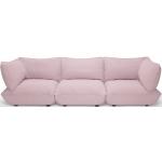 Pinke Moderne Fatboy L-förmige Lounge Sofas 2 Personen 