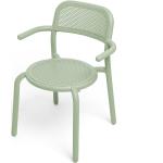 Mintgrüne Gartenstühle & Balkonstühle aus Polyrattan Outdoor 4-teilig 