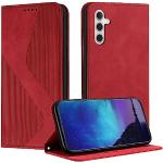 Rote Samsung Galaxy A55 Hüllen Art: Flip Cases mit Bildern klappbar für Herren 
