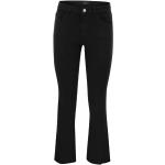 Reduzierte Schwarze FAY Bootcut Jeans mit Reißverschluss aus Leder für Damen 