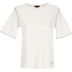 Reduzierte Weiße Kurzärmelige FAY T-Shirts aus Jersey für Damen Größe S 