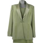 Grüne Smoking-Blazer mit Strass aus Polyester für Damen 
