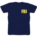 FBI Polizei LKA Navy CSI CIS Blue Bloods Criminal Minds Amerika BKA Kripo blau T-Shirt Shirt XXL