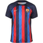 Schwarze Atmungsaktive Nike Performance FC Barcelona Herrenfußballtrikots zum Fußballspielen - Heim 2022/23 