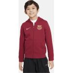 Reduzierte Rote Nike FC Barcelona Fleecepullover für Kinder aus Fleece 