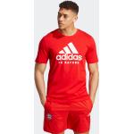 Rote adidas Graphic FC Bayern T-Shirts aus Jersey für Herren Größe S 