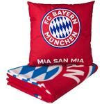 Rote FC Bayern Quadratische Fleecedecken aus Fleece 40x40 