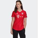 Rote adidas FC Bayern V-Ausschnitt FC Bayern München Trikots für Damen zum Fußballspielen - Heim 