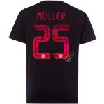 FC Bayern München Herren T-Shirt Müller 25 schwarz L