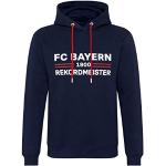 Marineblaue FC Bayern Hoodies & Kapuzenpullover Größe M 