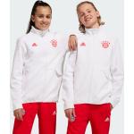 Weiße adidas FC Bayern Kinderjacken Größe 128 