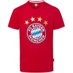 Rote FC Bayern T-Shirts für Herren Größe M 