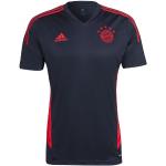 Schwarze adidas Performance FC Bayern Herrentrainingsshirts Übergrößen zum Fußballspielen 2022/23 