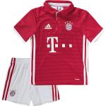 Reduzierte Rote Gestreifte adidas FC Bayern Kinderoutfits & Kindersets aus Polyester trocknergeeignet Größe 92 