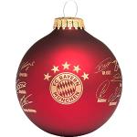 Goldene FC Bayern Christbaumkugeln & Weihnachtsbaumkugeln 