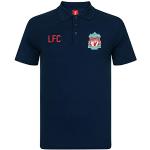 Marineblaue FC Liverpool Herrenpoloshirts & Herrenpolohemden mit Knopf Größe 3 XL 