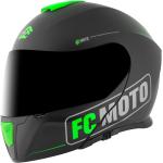 FC-Moto Novo Straight Klapphelm, schwarz-grün, Größe 2XL