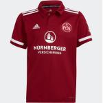 Burgundfarbene adidas 1. FC Nürnberg 1. FC Nürnberg Trikots für Kinder zum Fußballspielen - Heim 2021/22 