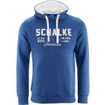 Marineblaue Schalke 04 Herrenhoodies & Herrenkapuzenpullover mit Kapuze Größe S 