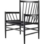 Schwarze FDB Lounge Sessel aus Holz Breite 0-50cm, Höhe 0-50cm, Tiefe 0-50cm 