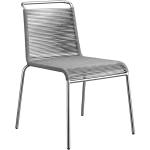 Hellgraue FDB Designer Stühle aus Polyrattan Outdoor Breite 50-100cm, Höhe 50-100cm, Tiefe 50-100cm 