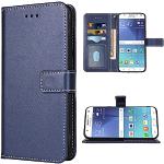 Blaue Samsung Galaxy J5 Cases Art: Geldbörsen mit Bildern aus Leder mit Band 