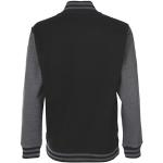 Schwarze Gestreifte FDM College Jacken für Kinder & Baseball Jacken für Kinder aus Baumwolle Größe 104 