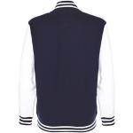 Marineblaue Gestreifte FDM College Jacken für Kinder & Baseball Jacken für Kinder aus Baumwolle Größe 116 