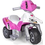 FEBER Famosa 800009608 Sweety - Motorrad mit 3 Rädern für Kinder von 3 bis 7 Jahren, 6V, pink