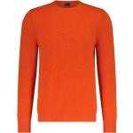 Reduzierte Orange Unifarbene FEDELI Kaschmir-Pullover aus Wolle für Herren Größe XL 
