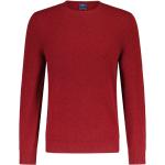 Reduzierte Rote Unifarbene FEDELI Kaschmir-Pullover aus Wolle für Herren Größe L 