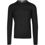 Reduzierte Schwarze FEDELI Rollkragen Kaschmir-Pullover aus Wolle für Herren Größe 4 XL für den für den Winter 