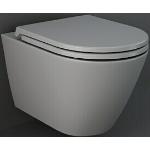 Graue Wand-WCs matt aus Keramik 
