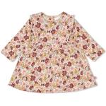 Rosa Blumenmuster Feetje Kinderkleider mit Rüschen aus Baumwolle für Babys Größe 74 