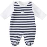 Unifarbene Maritime Langärmelige Feetje Strampler mit Shirt aus Jersey für Babys Größe 62 2-teilig 