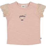 Rosa Feetje Kinder T-Shirts aus Baumwollmischung für Mädchen Größe 74 
