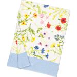 Blaue Blumenmuster Feiler Badehandtücher & Badetücher aus Baumwolle 100x150 