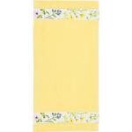 Gelbe Blumenmuster Feiler Handtücher 50x100 