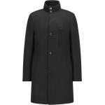 Schwarze HUGO BOSS BOSS Stehkragen Herrenmäntel mit Reißverschluss aus Jersey Größe XL - versandkostenfrei 