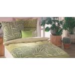 Reduzierte Grüne KAEPPEL Feinbiber Bettwäsche aus Textil 155x220 