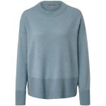 Reduzierte Blaue TCHIBO Kaschmir-Pullover aus Wolle für Damen Größe M 