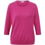 Pinke 3/4-ärmelige TCHIBO Nachhaltige Kaschmir-Pullover aus Wolle für Damen Größe S 