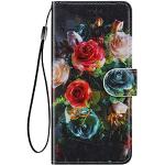 Rosa Elegante Huawei P20 Pro Cases Art: Flip Cases mit Bildern aus Leder 