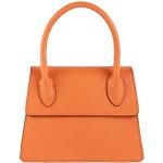 Orange Felipa Lederhandtaschen aus Leder für Damen 