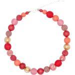 Feliss Perlenkette »Red Range« (inkl. Organza-Beutel), 45 cm lang, Halskette Damen, Made in Germany, mit Glas- und Keramikperlen
